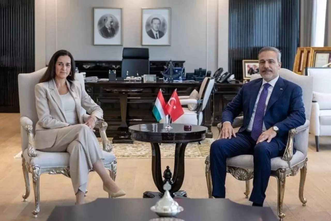 Dışişleri Bakanı Hakan Fidan, Macaristan Başbakan Yardımcısı ve Dışişleri Bakanı Anita Orban