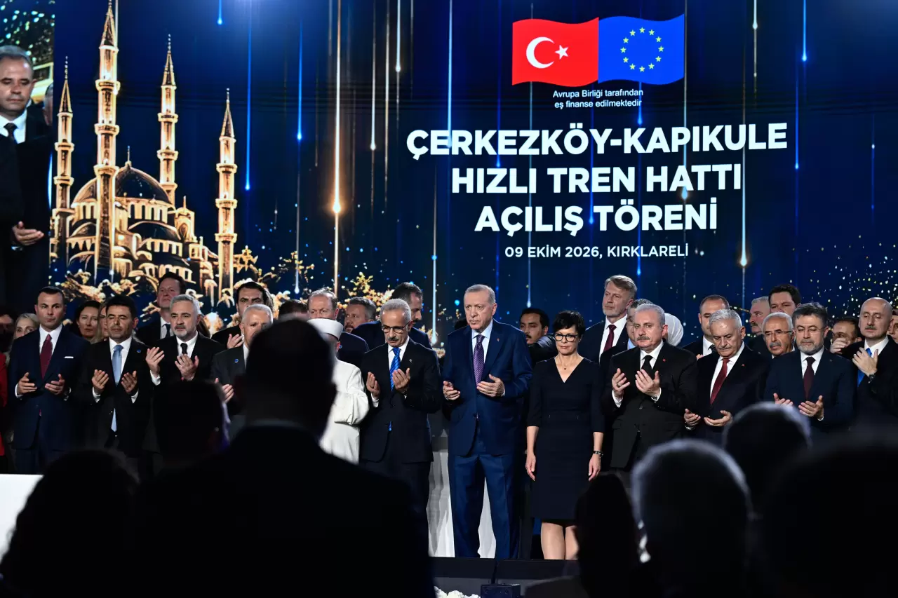 Cumhurbaşkanı Recep Tayyip Erdoğan açılış töreninde