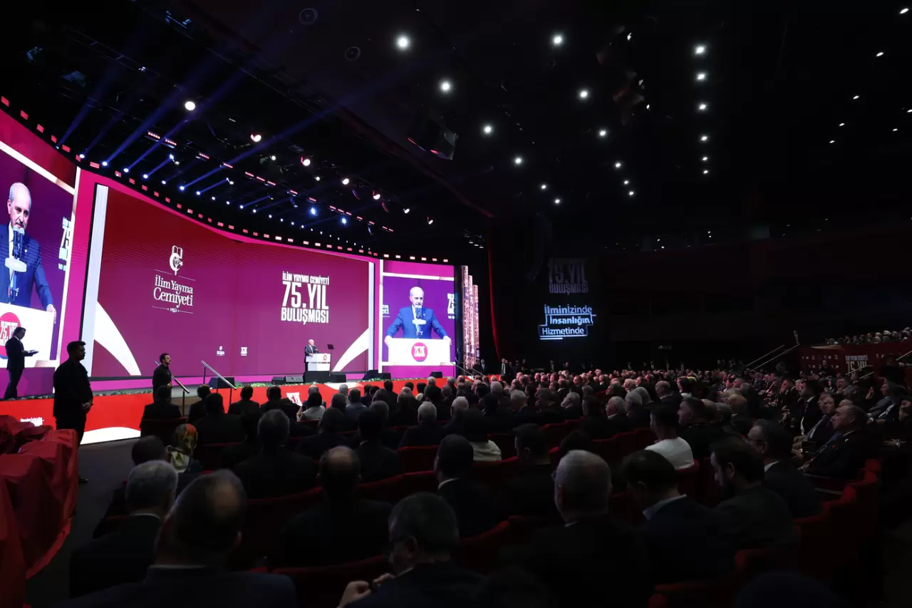 TBMM Başkanı Numan Kurtulmuş konuşa yapıyor
