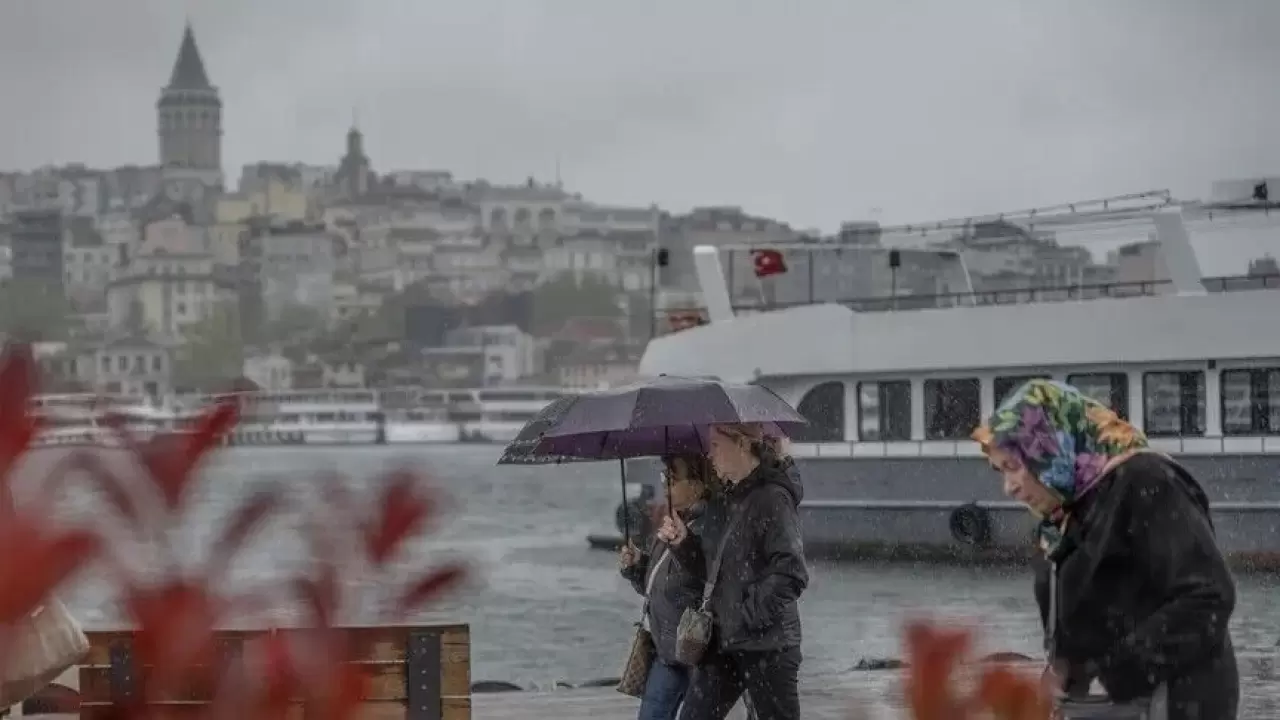 İstanbul'da yağmur