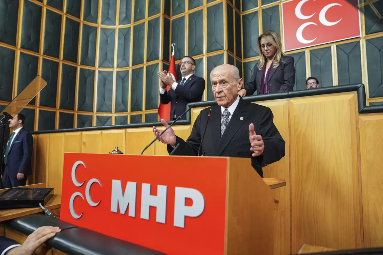 MHP Genel Başkanı Devlet Bahçeli TBMM'de