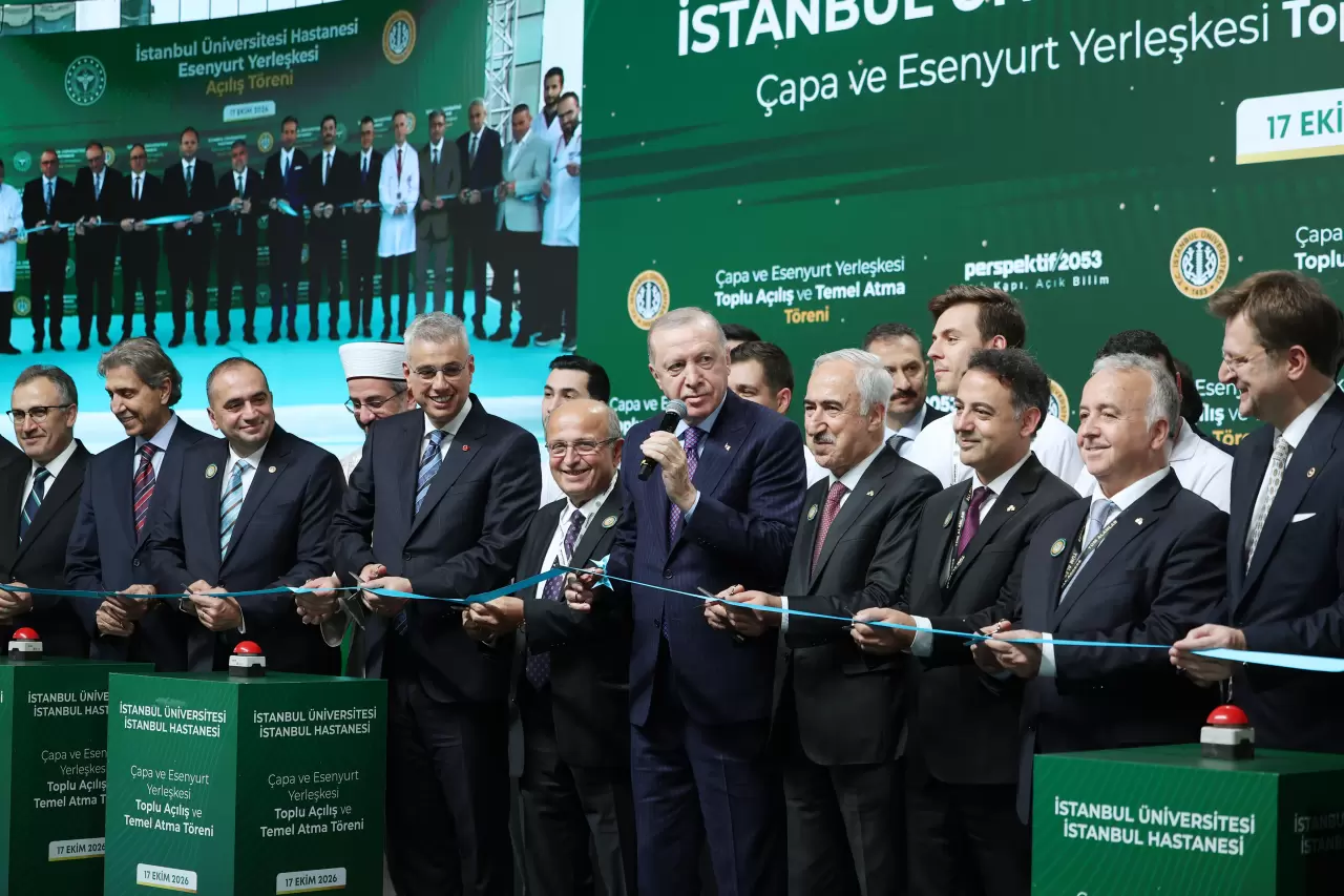 İstanbul Üniversitesi Hastanesi Çapa ve Esenyurt Yerleşkesi Toplu Açılış ve Temel Atma Töreni