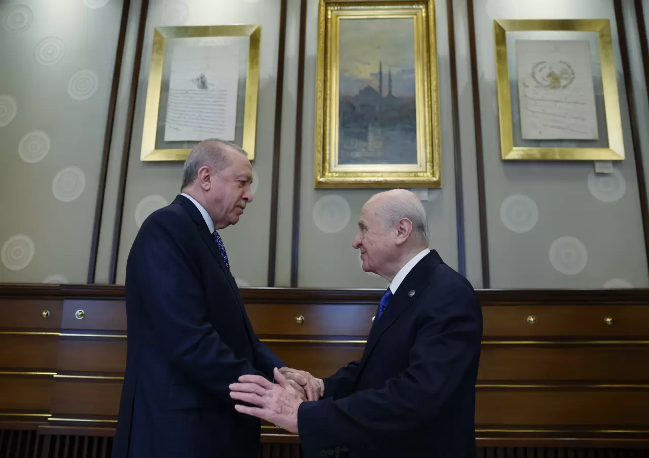 mhp lideri devlet bahçeli ve cumhurbaşkanı erdoğan