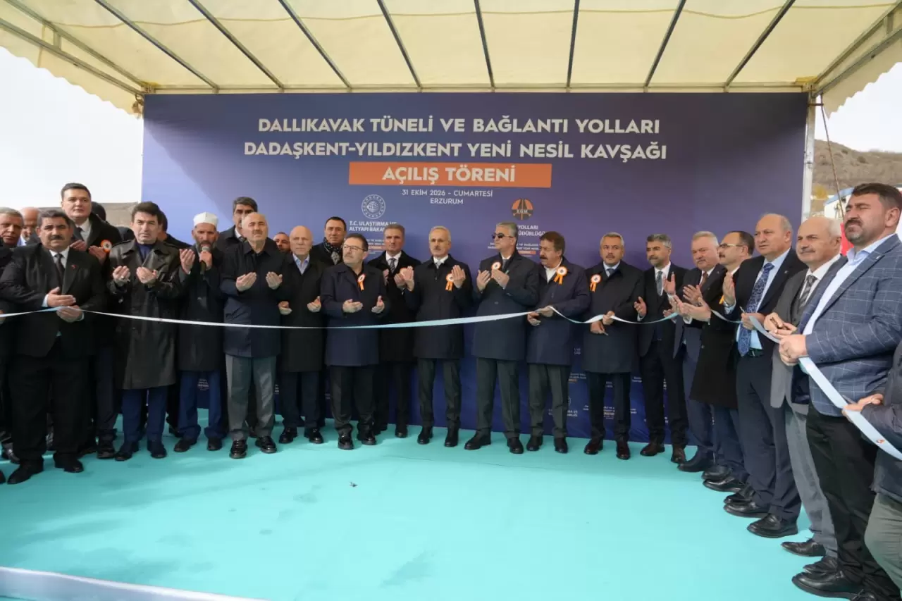 Dallıkavak Tüneli'nin açılış töreni